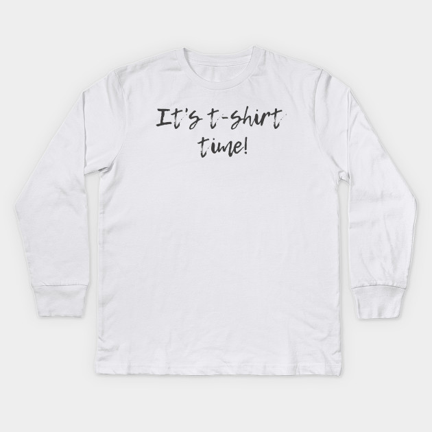 It's T-shirt Time!